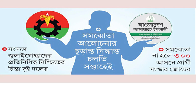 জামায়াতকে পাশে রেখে বিএনপির সঙ্গে আসন সমঝোতায় এনসিপি