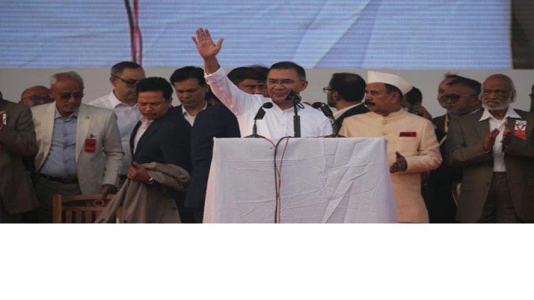 ঐতিহাসিক ভাষণে ‘নতুন বাংলাদেশ’-এর পরিকল্পনা তুলে ধরলেন তারেক