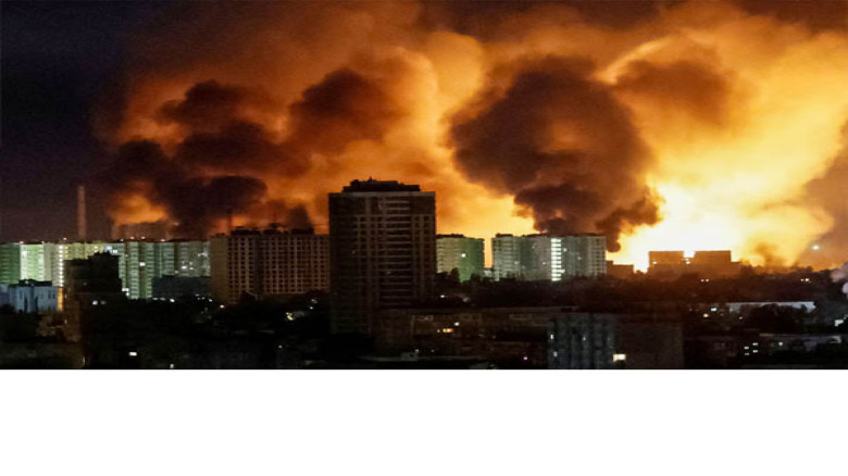 কিয়েভে রাশিয়ার ড্রোন ও ক্ষেপণাস্ত্র হামলায় নিহত ২, আহত ৪৬