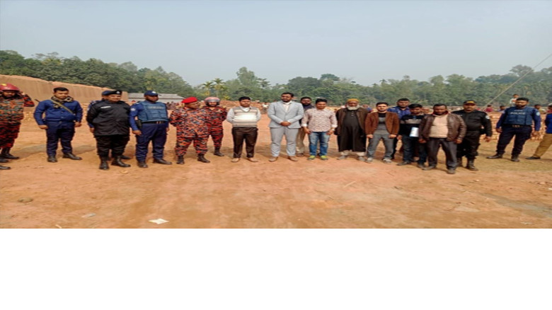 গাইবান্ধায় যৌথ মোবাইল কোর্টে পাঁচ ইটভাটাকে ২৩ লাখ টাকা জরিমা