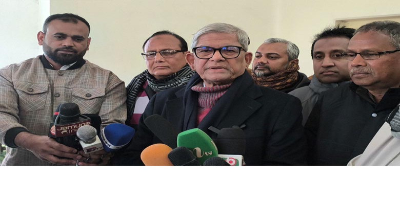 রাজনৈতিক হত্যাকাণ্ডে সরকার কার্যকর পদক্ষেপ নিচ্ছে না: মির্জা