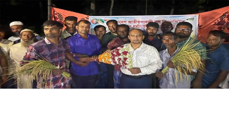 বলদিয়া ইউনিয়নে বিএনপির শক্তি বাড়াল শতাধিক সনাতন ধর্মাবলম্বীর