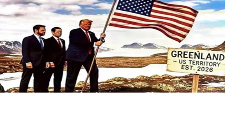 গ্রিনল্যান্ড দখলের ইঙ্গিত দিয়ে ছবি পোস্ট করলেন ট্রাম্প