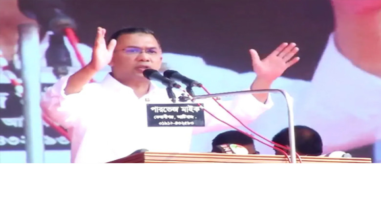 সিলেটে জনসমুদ্রে তারেক রহমান, উন্নয়ন নিয়ে প্রশ্ন তুললেন