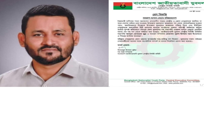 দলীয় শৃঙ্খলা ভঙ্গের অভিযোগে যুবদল নেতা মাসুদ বহিষ্কার