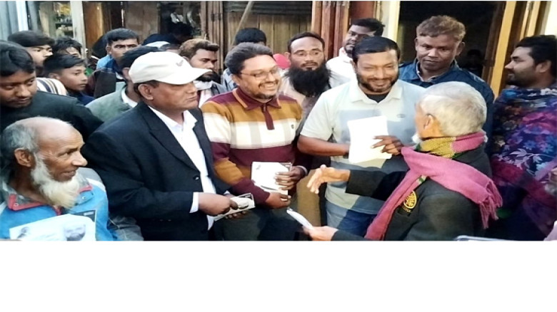 কুড়িগ্রাম -২ আসনে বিএনপি প্রার্থীর পক্ষে সেচ্ছাসেবক দলের নির