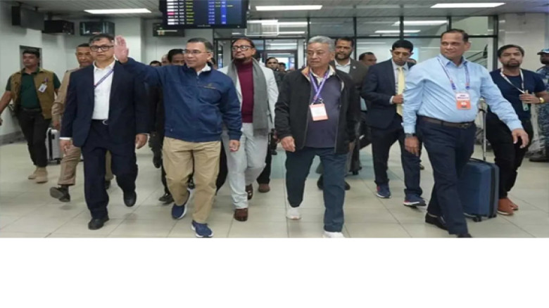 নির্বাচনী জনসভায় যোগ দিতে চট্টগ্রামে তারেক রহমান