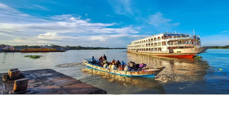 হাজারো মানুষের জীবন–জীবিকার নদী সন্ধ্যা