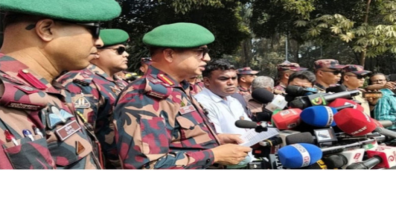 নির্বাচনকালীন আইনশৃঙ্খলায় মরণাস্ত্র নয়: বিজিবি