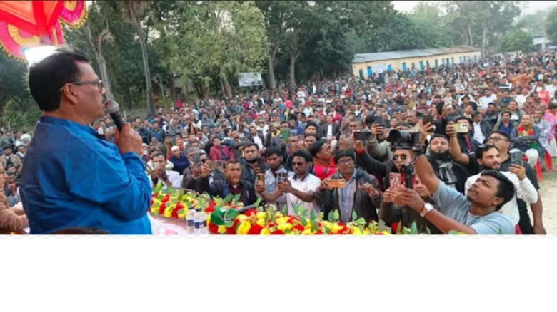 কলারোয়ার জনসভায় উন্নয়ন ও নিরাপত্তার প্রতিশ্রুতি বিএনপি প্রার