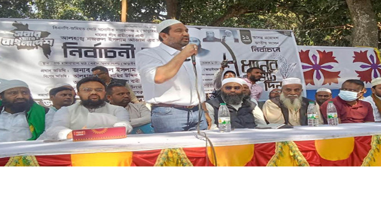 ধানের শীষে ভোট দিয়ে স্বপ্নের আড়াইহাজার গড়ার আহ্বান আজাদের