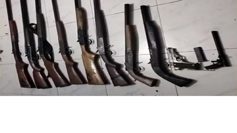 রায়পুরার চরাঞ্চল সায়েদাবাদে অস্ত্রের কারখানা