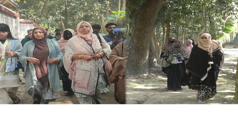 স্বামীদের জয়ের লক্ষ্যে ভোটের মাঠে সক্রিয় প্রার্থীদের স্ত্রীর