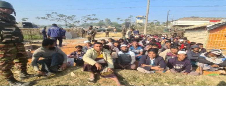 উখিয়ায় ক্যাম্পের বাইরে ৭ শতাধিক রোহিঙ্গা আটক