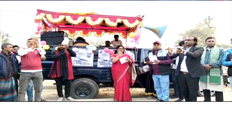 সংগীতের ভাষায় ভোটের আহ্বান, ফুলবাড়ীতে জাসাসের ব্যতিক্রমী প্