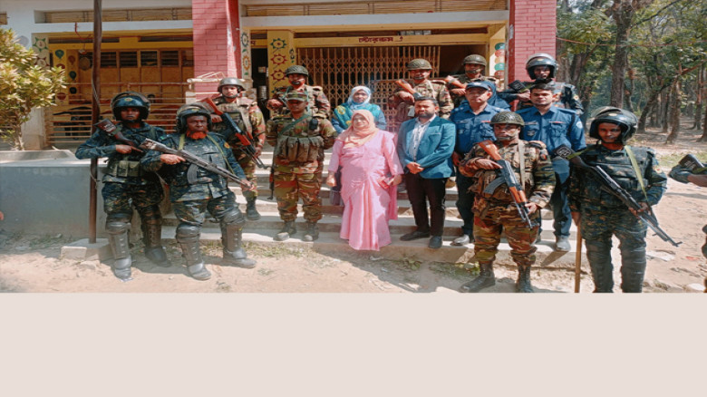 নির্বাচনী নিরাপত্তায় শক্ত অবস্থান, আনসারের ১১৯১ সশস্ত্র টিম 