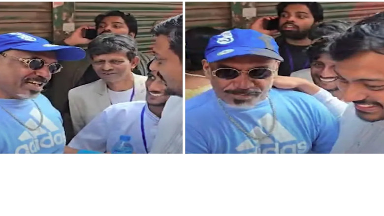 কাবিলা ও নাসীরুদ্দীন পাটোয়ারীর ফুরফুরে সাক্ষাৎ ভোটকেন্দ্রে