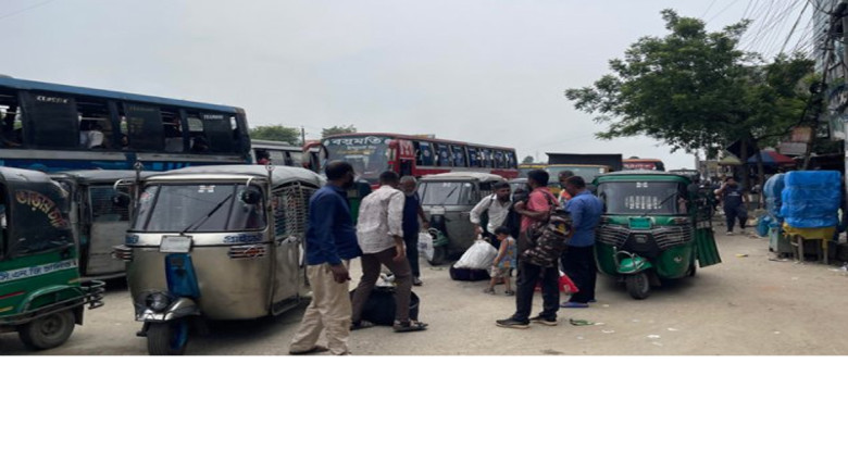 ছুটি শেষে ঢাকামুখী মানুষের ঢল