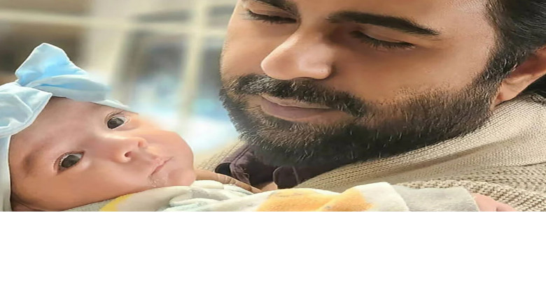 অপূর্ব প্রকাশ করলেন দুই মাসের কন্যা আনায়ার ছবি