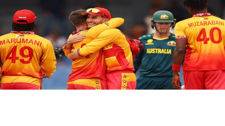 জিম্বাবুয়ে অস্ট্রেলিয়াকে হারিয়ে টি-টোয়েন্টি বিশ্বকাপে সুপার 