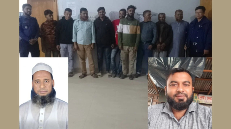 বুড়িচংয়ে খাজনার নামে চাঁদাবাজি, ৯ জন আটক; মূলহোতারা পলাতক