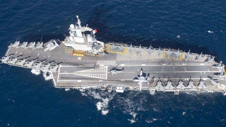 ফ্রান্স পাঠাচ্ছে পারমাণবিক শক্তিচালিত বিমানবাহী রণতরী