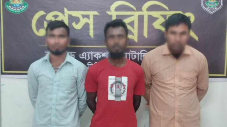 রংপুরে মাদকবিরোধী অভিযানে দুই নারীসহ পাঁচজন গ্রেপ্তার