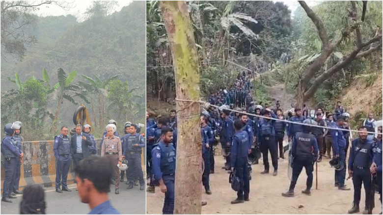 জঙ্গল সলিমপুরে যৌথ বাহিনীর বড় অভিযান, মাঠে প্রায় ৪ হাজার সদস