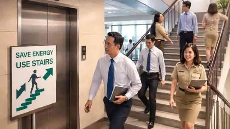 জ্বালানি সংকটে সরকারি কর্মকর্তাদের লিফট ব্যবহার সীমিত করল থা