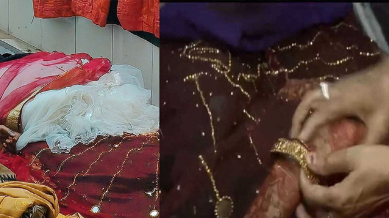 বরযাত্রীবাহী একটি মাইক্রোবাসের সঙ্গে নৌবাহিনীর বাসের সঙ্গে স