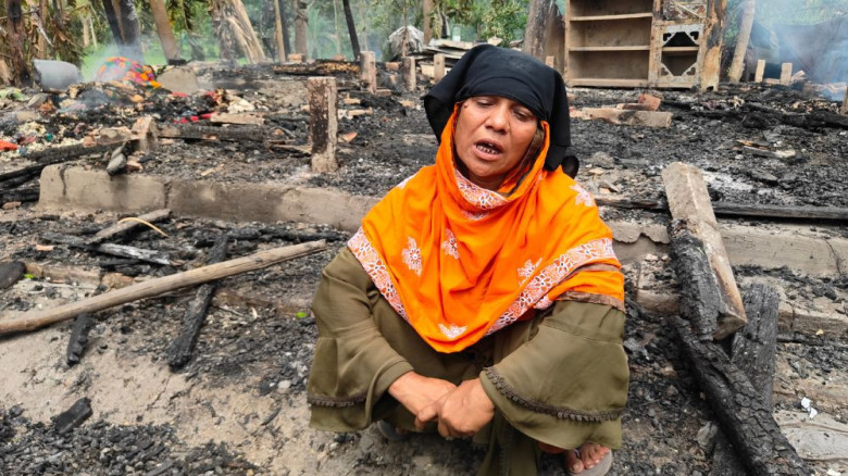 মাদকের টাকা না পেয়ে মায়ের ঘরে আগুন দিল ছেলে