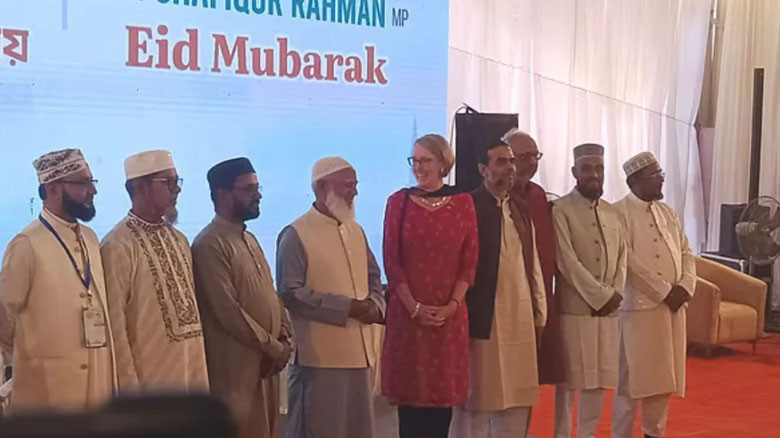 বিরোধীদলীয় নেতার সঙ্গে কূটনীতিকদের ঈদ শুভেচ্ছা বিনিময়