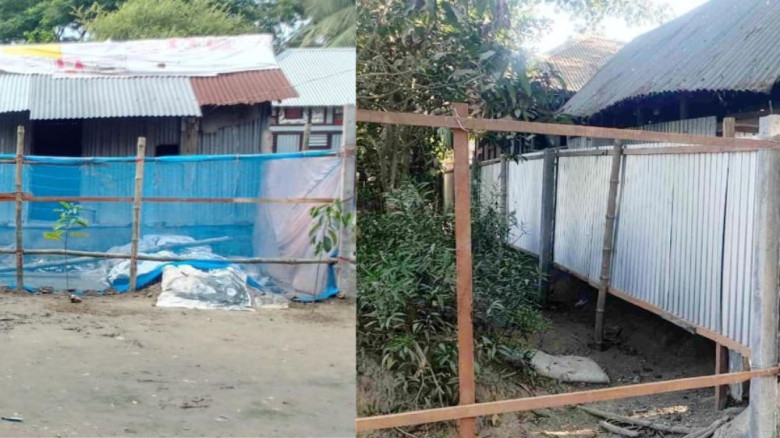 জমি বিরোধে উত্তেজনা, চান্দিনায় দুই পরিবারে চরম ভোগান্তি