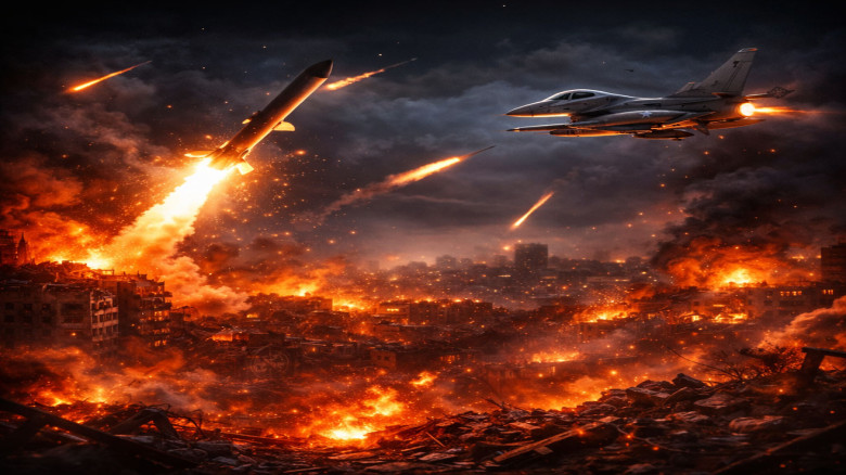 মধ্যপ্রাচ্যে রাতভর হামলা, সৈন্য ও নাগরিক আহত