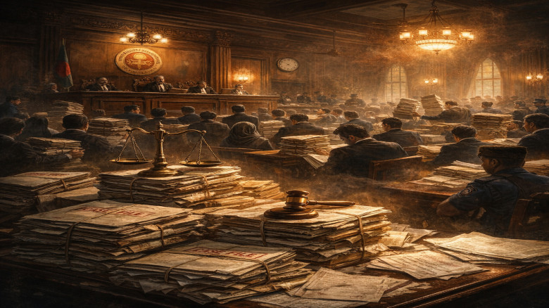 বাড়ছে মামলাজট, বাড়ছে ভোগান্তি