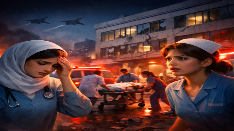 কর্মস্থলেই নিহত ১০ নার্স, ইরানের অভিযোগ