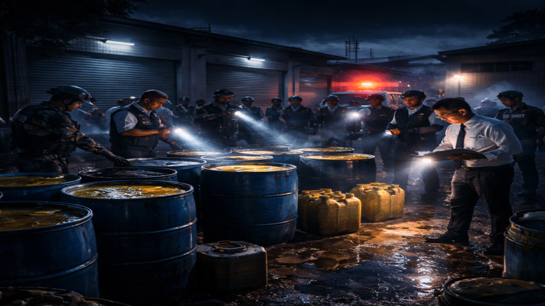 বিসিক শিল্পনগরীতে ডিজেল জব্দ, মালিকদের সাজা