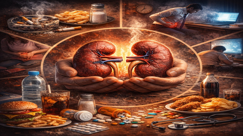 ছোট অভ্যাসেই বড় ক্ষতি—ঝুঁকিতে আপনার কিডনি