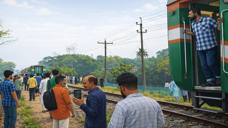৩ বগি ফেলে এগিয়ে গেল ট্রেন, ভোগান্তিতে যাত্রীরা