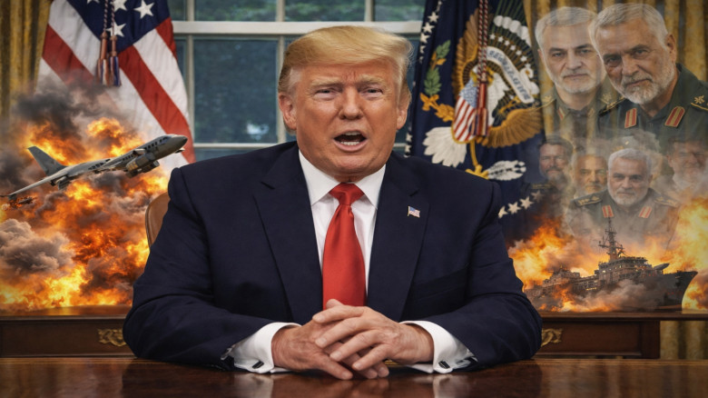 ইরানের সামরিক সক্ষমতা ভেঙে পড়েছে: ট্রাম্প