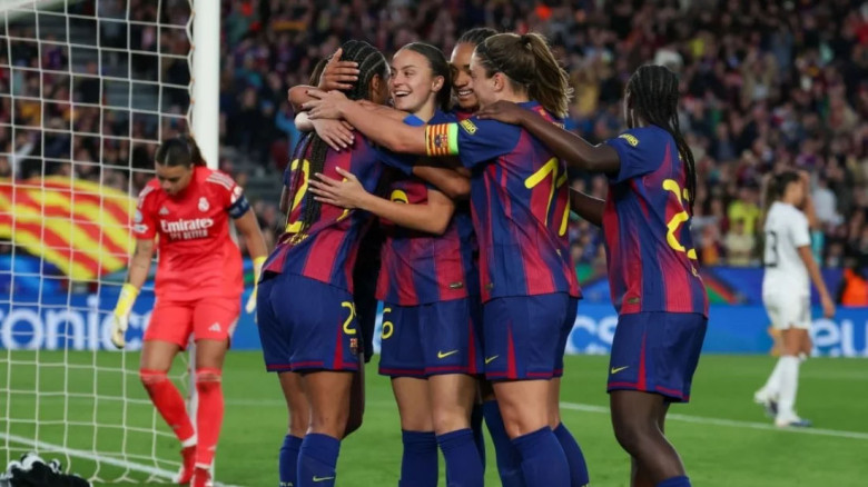 রিয়ালকে গোলবন্যায় ভাসিয়ে সেমিফাইনালে কাতালানরা