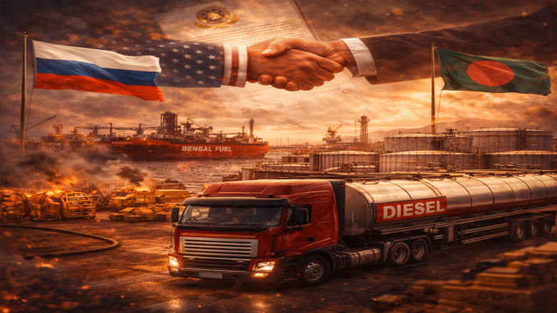রুশ ডিজেল আমদানির পরিকল্পনা, সিদ্ধান্ত নির্ভর করছে যুক্তরাষ্