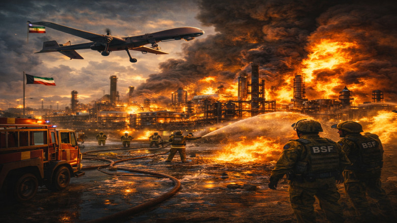 কুয়েতের মিনা আল-আহমাদি রিফাইনারিতে ড্রোন হামলা