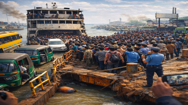 পাটুরিয়া-দৌলতদিয়া ঘাটে অব্যবস্থাপনা, ১৩৫১ কোটি টাকার প্রকল্প