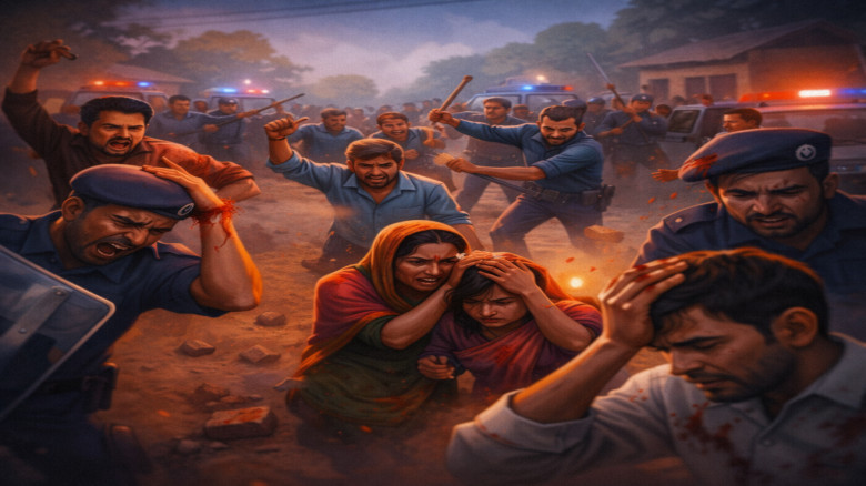 ফরিদপুরের ভাঙ্গায় দুই পক্ষের সংঘর্ষে আহত অর্ধশতাধিক