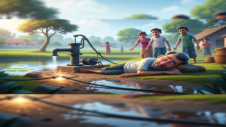 বিদ্যুৎ সংযোগে অসতর্কতা, প্রাণ হারালেন স্থানীয় নেতা