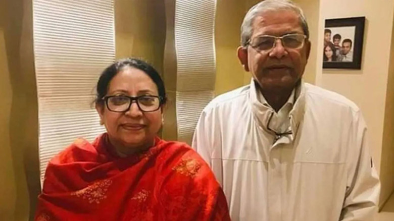 নিয়মিত স্বাস্থ্য পরীক্ষায় সিঙ্গাপুরে মির্জা ফখরুল, সঙ্গে স্ত