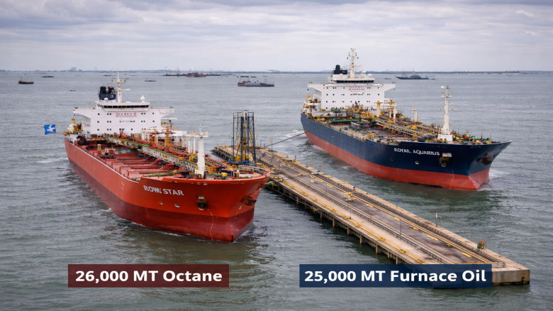 অকটেন ও ফার্নেস অয়েল সরবরাহে চট্টগ্রাম বন্দরে আগমন জাহাজের