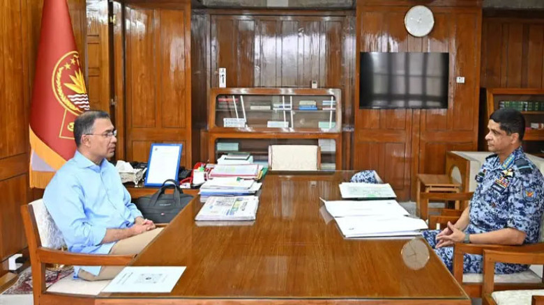 প্রধানমন্ত্রীর কার্যালয়ে বিমানবাহিনী প্রধানের সৌজন্য সাক্ষাৎ