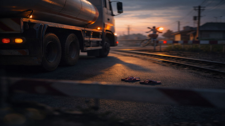 জ্বালানি তেলবাহী ট্যাংকলরির ধাক্কায় প্রাণ গেল ছোট শিশুর